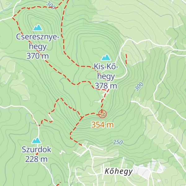 Map of Kő-hegy