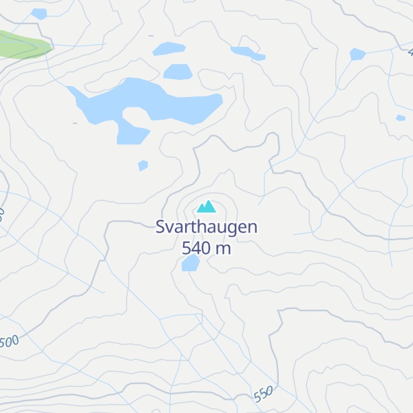 Map of Svarthaugen