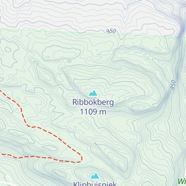 Map of Ribbokberg
