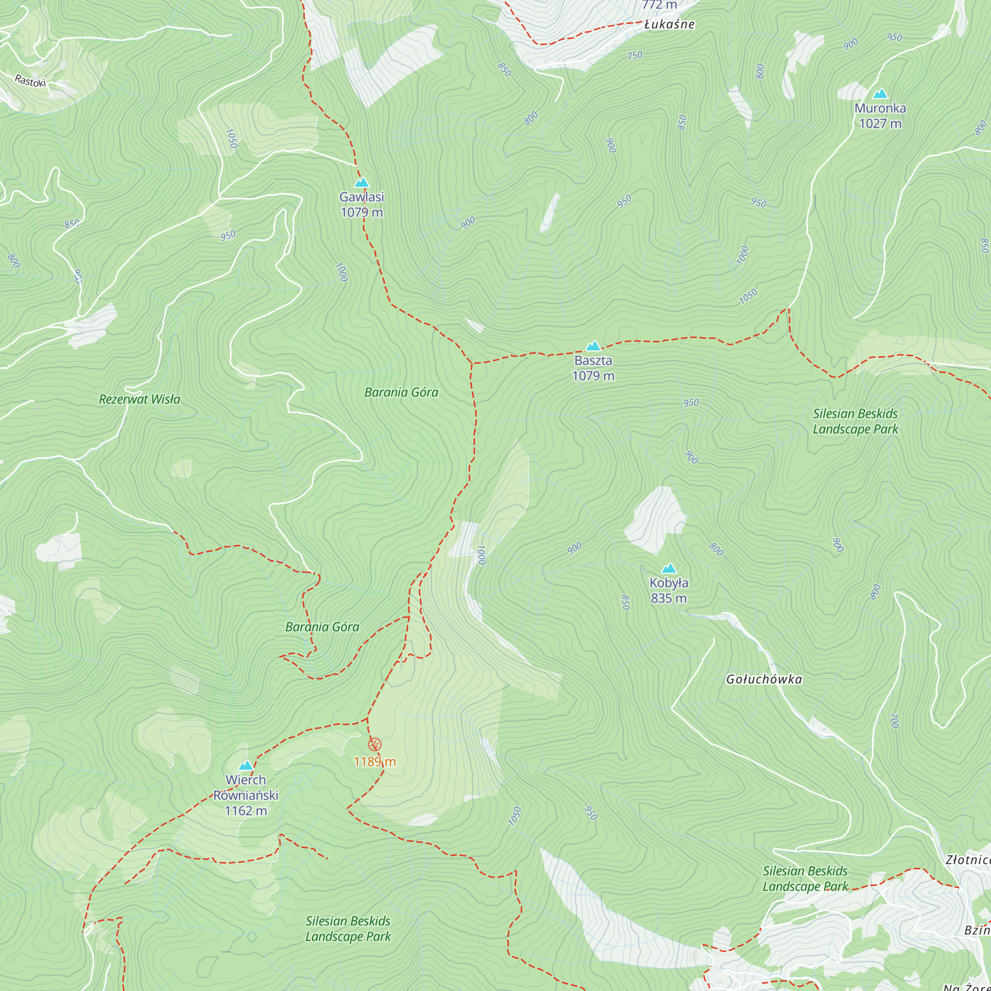 Bacówka map
