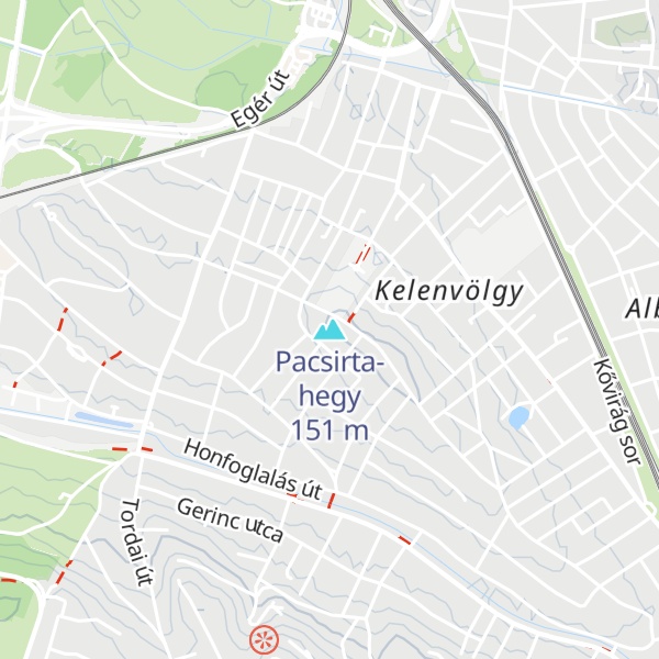 Map of Pacsirta-hegy