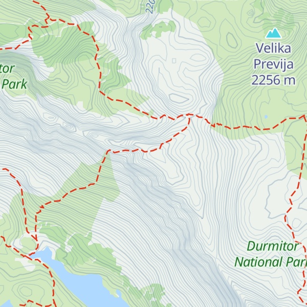 Map of Planinica