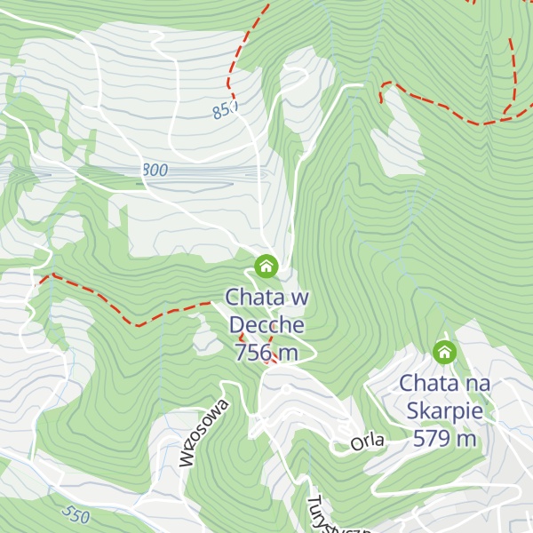 Map of Chata w Decche