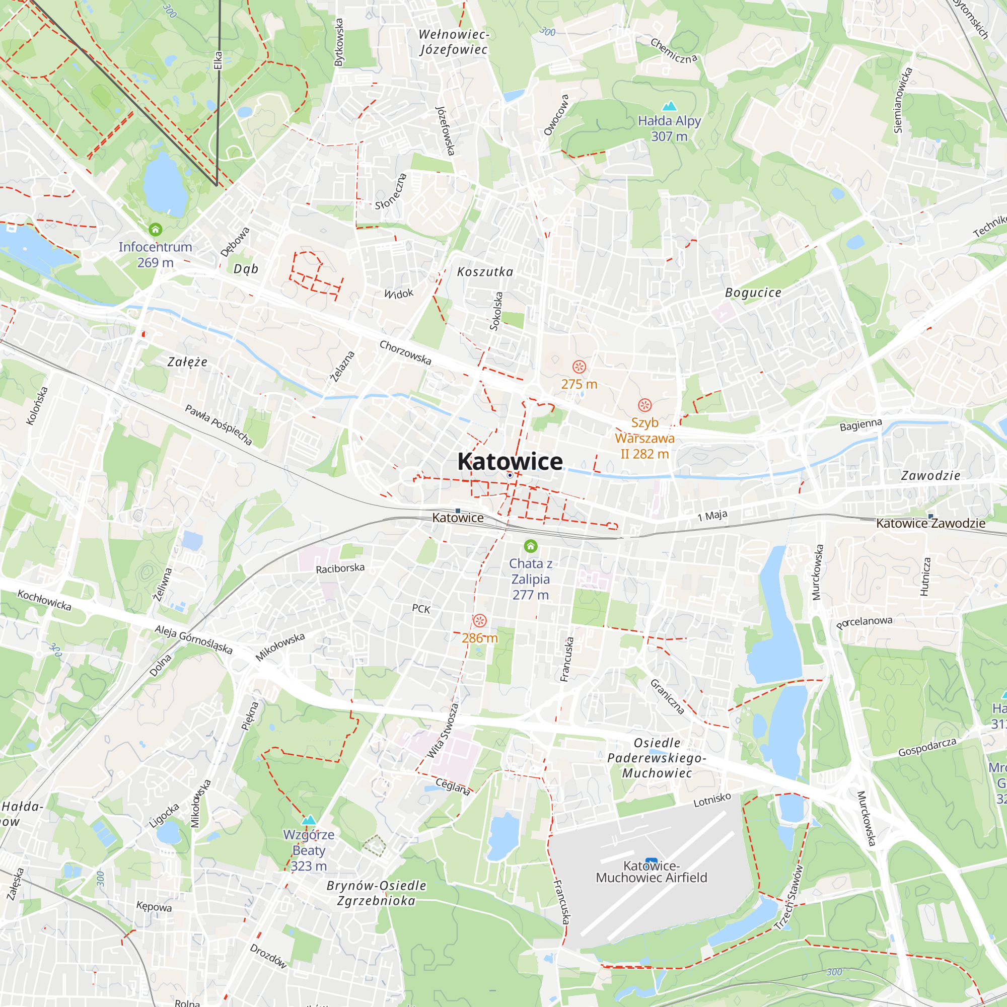 Punkt obsługi pasażera ZTM map