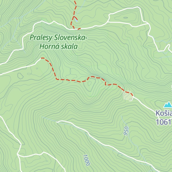 Map of Horná skala