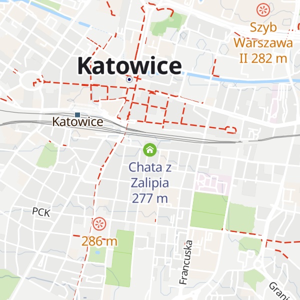 Map of Chata z Zalipia