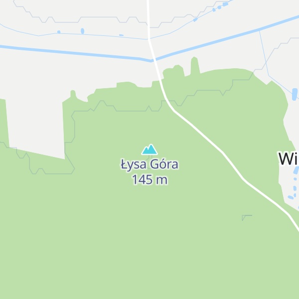Map of Łysa Góra