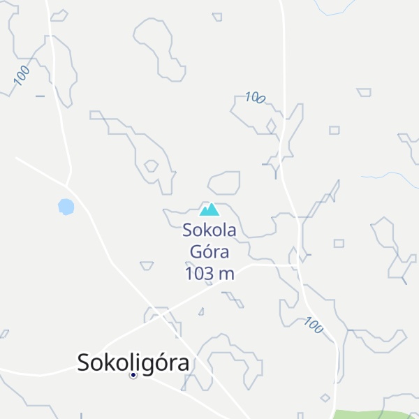 Map of Sokola Góra