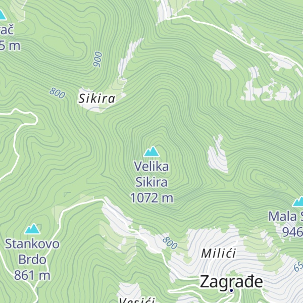 Map of Velika Sikira