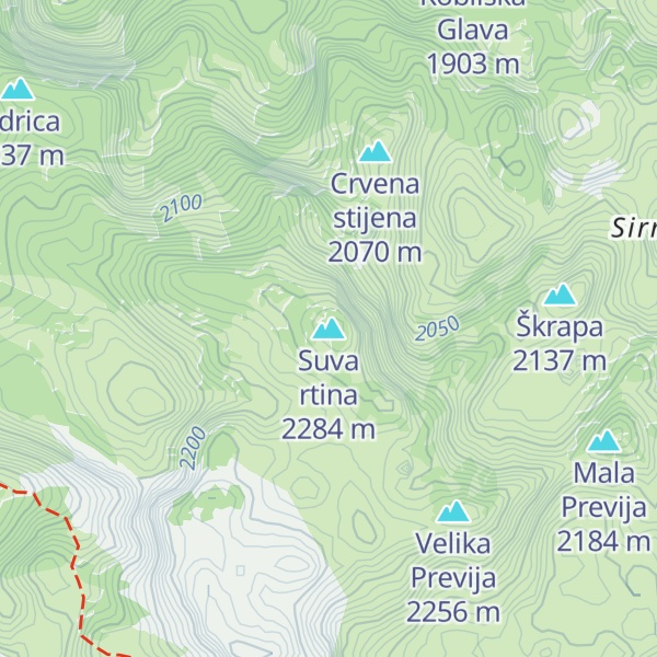 Map of Suva rtina