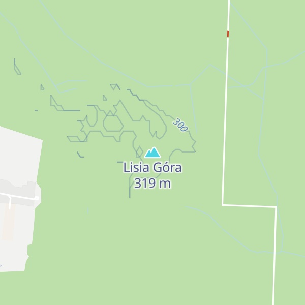 Map of Lisia Góra