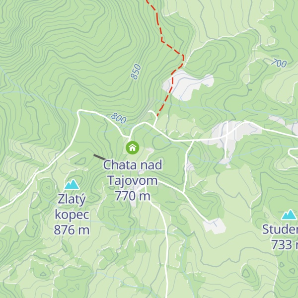 Map of Chata Zvonček