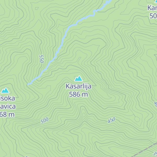 Map of Kasarlija