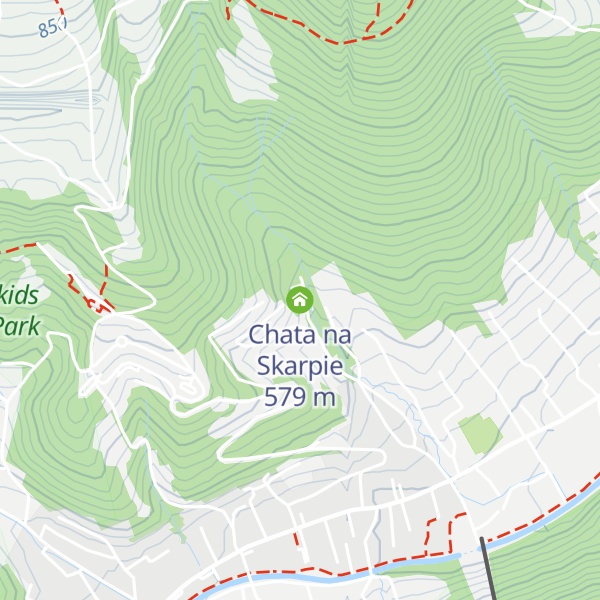 Map of Chata na Skarpie