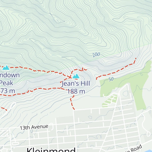 Map of Jean's Hill