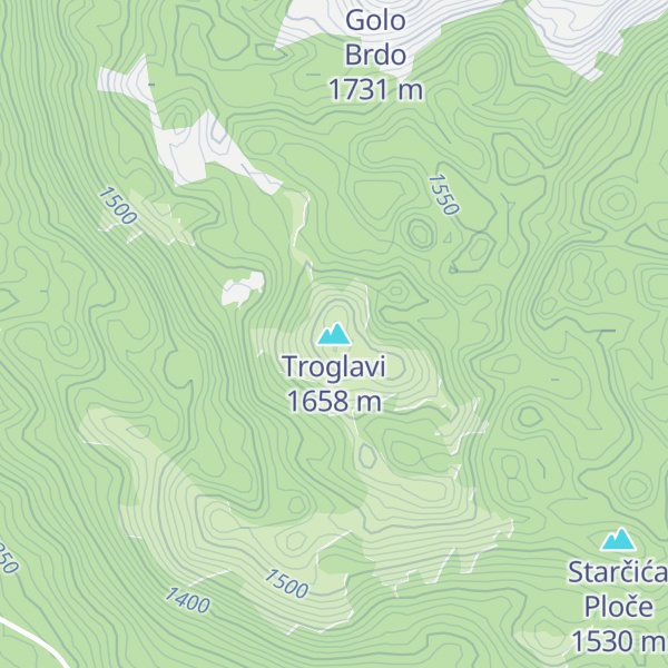 Map of Troglavi