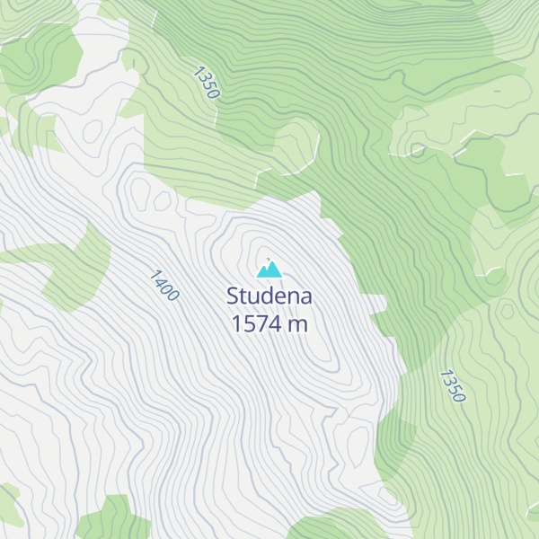 Map of Studena