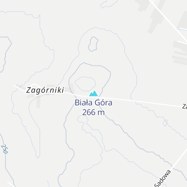 Map of Biała Góra