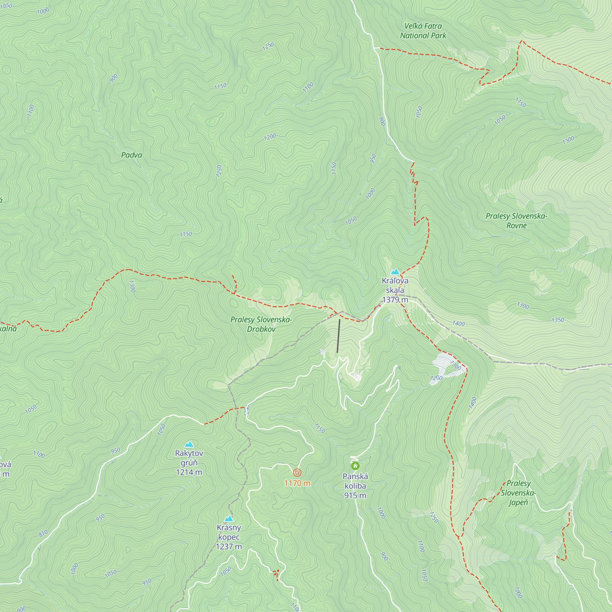 Smrekovica map