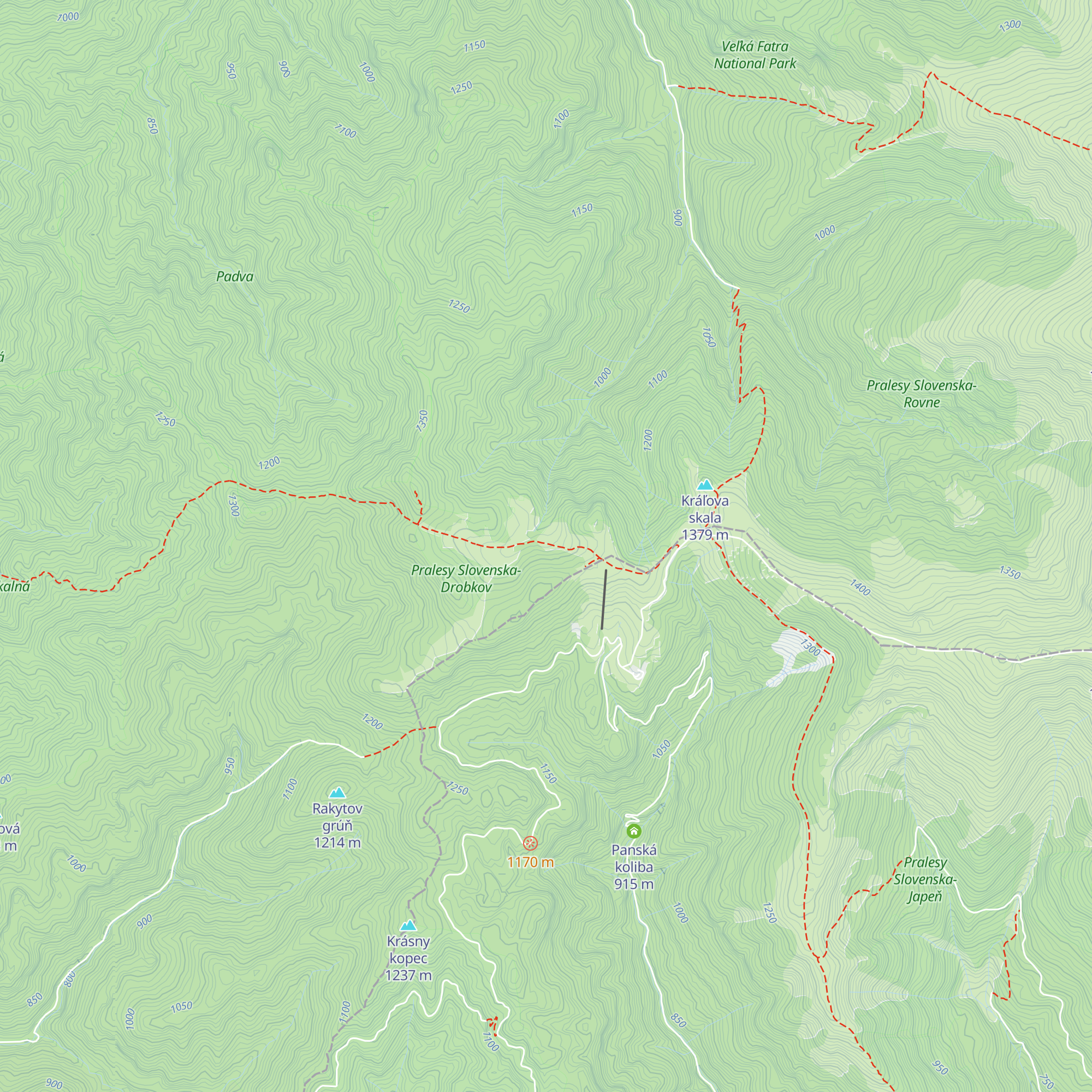 Smrekovica map
