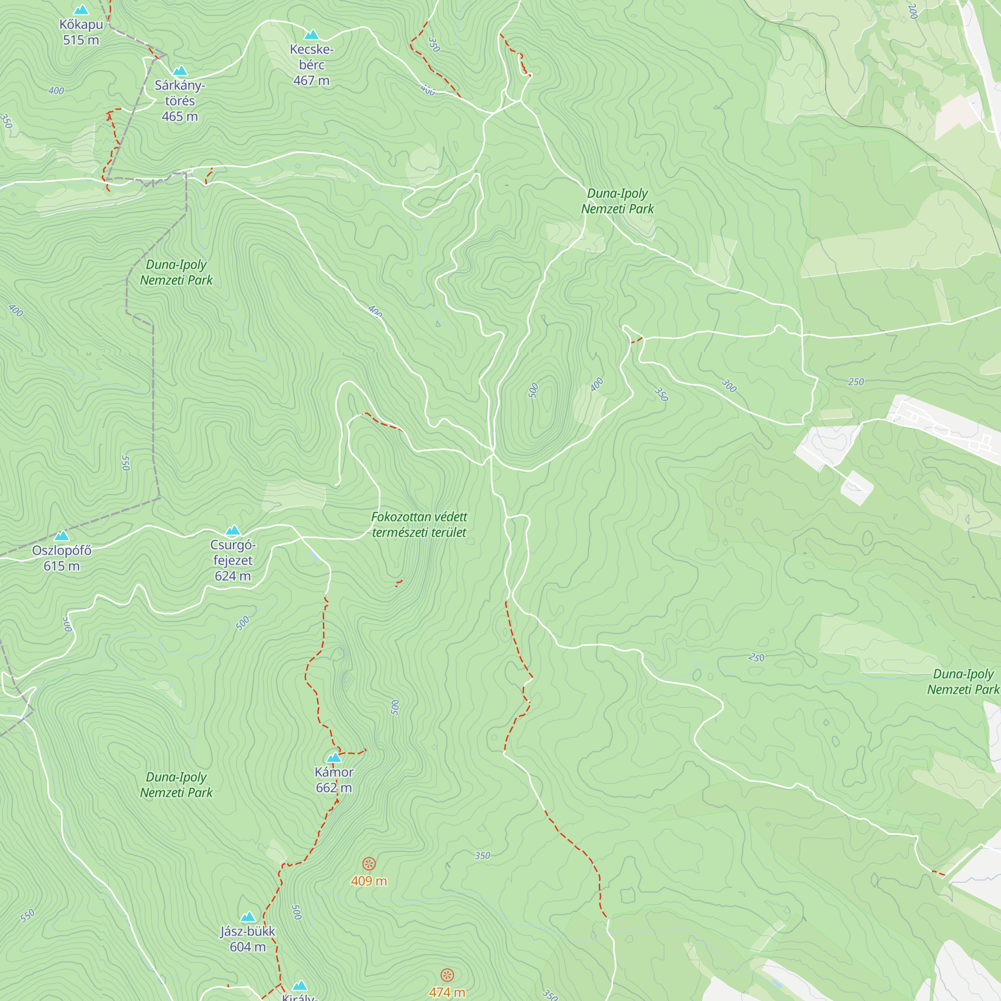 Pénzásási turistaház map