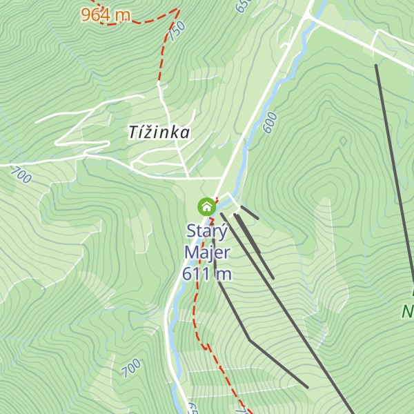 Map of Starý Majer