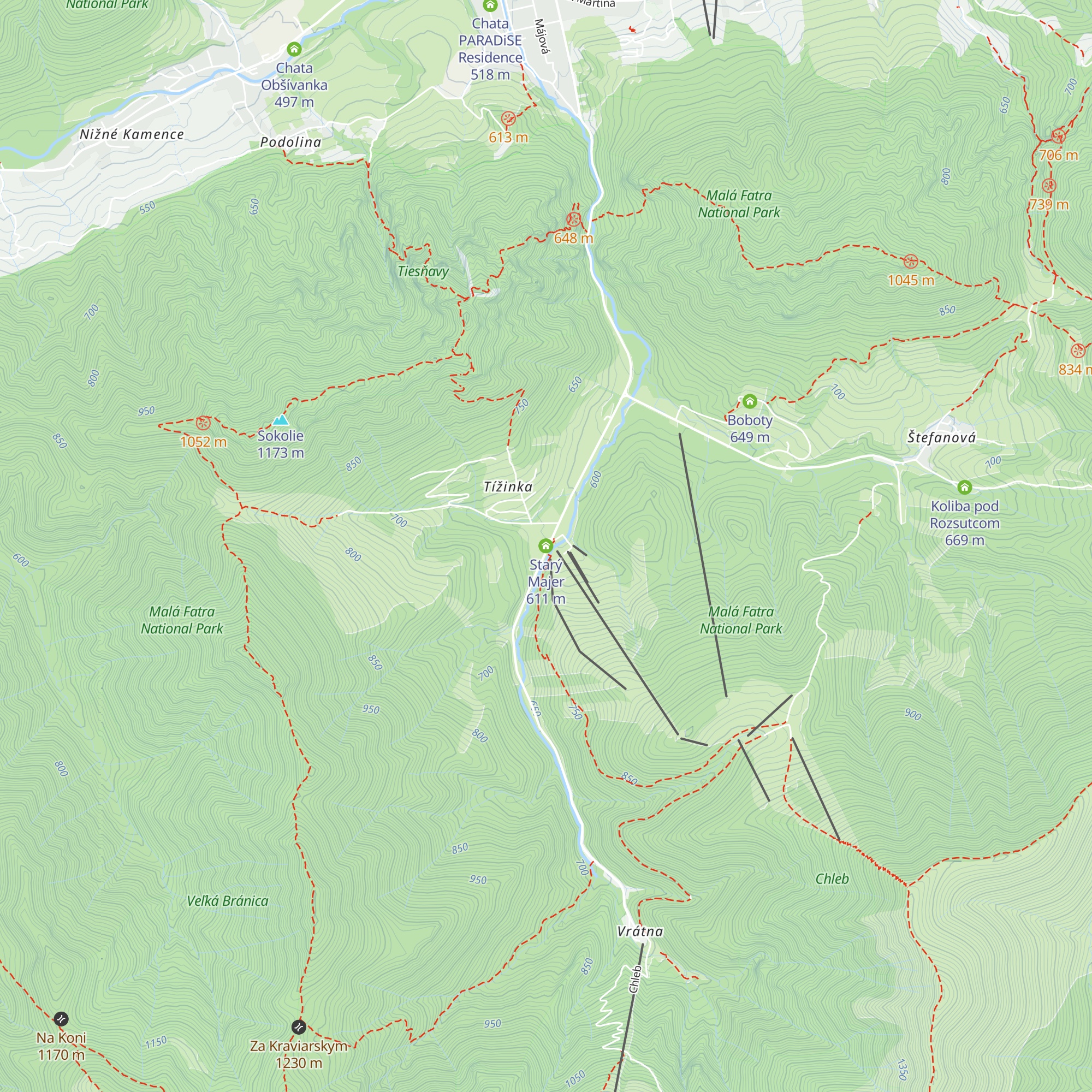 Starý Majer map
