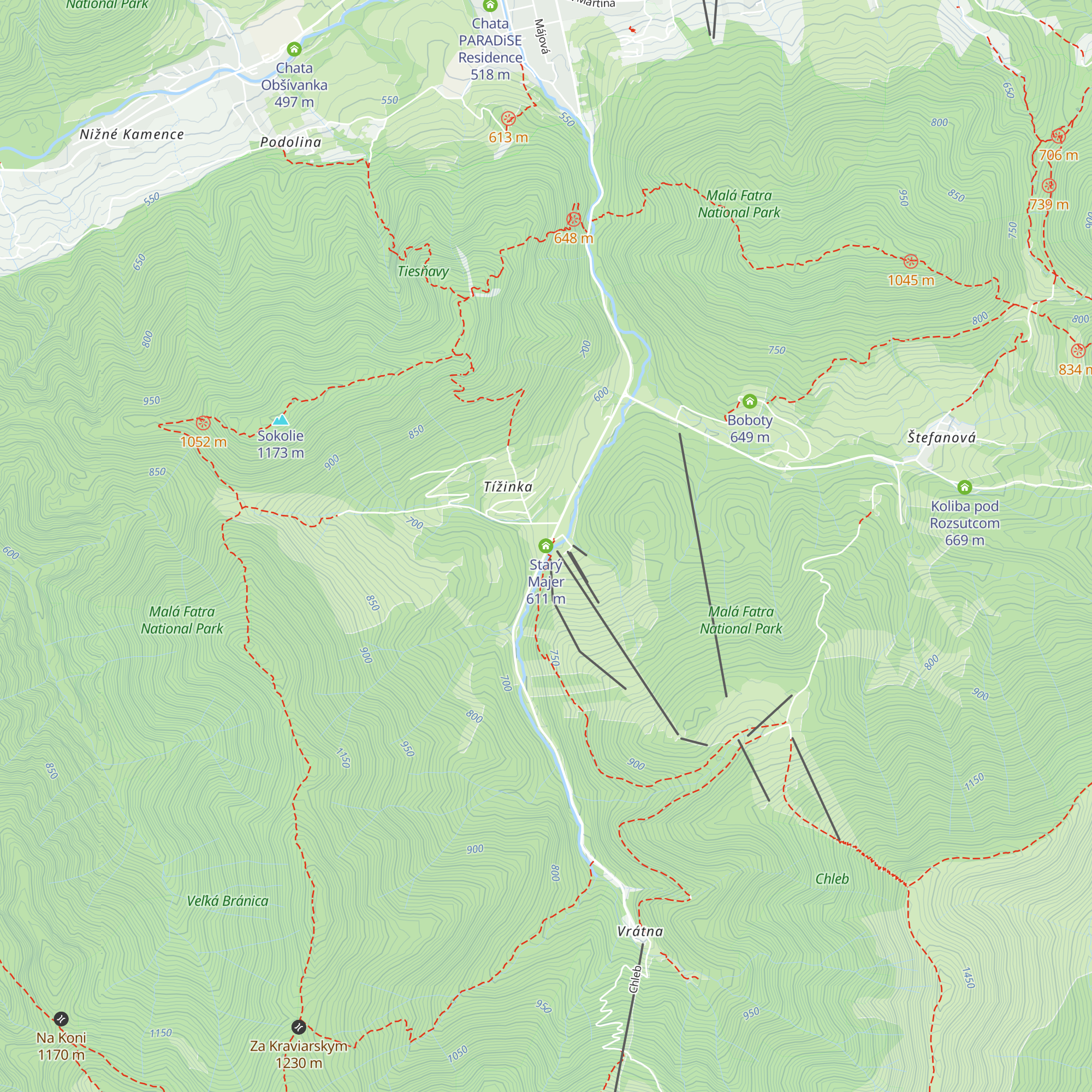 Starý Majer map