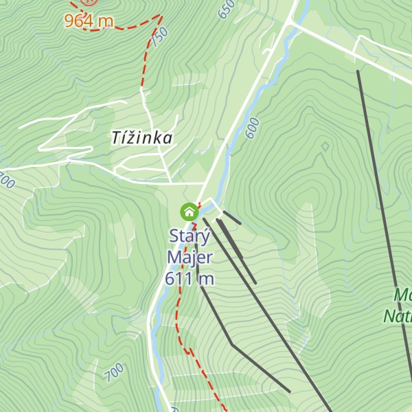 Map of Bufet Košiar