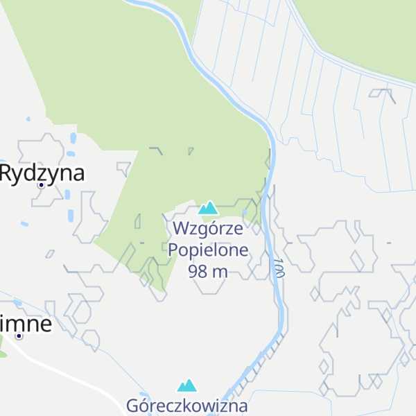 Map of Wzgórze Popielone