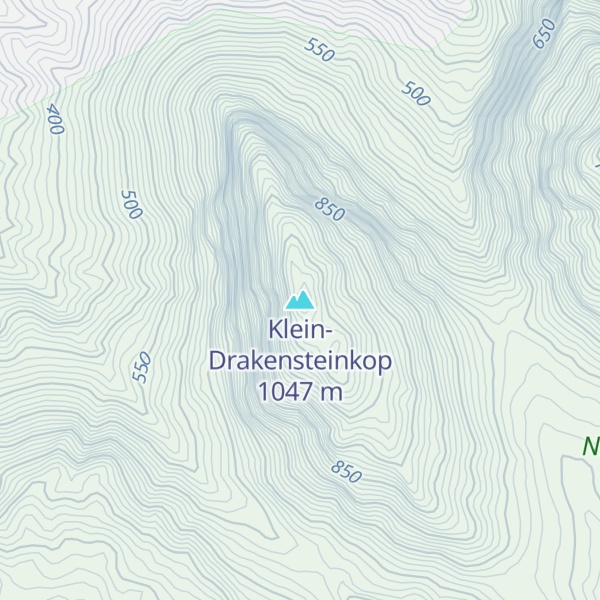 Map of Klein-Drakensteinkop