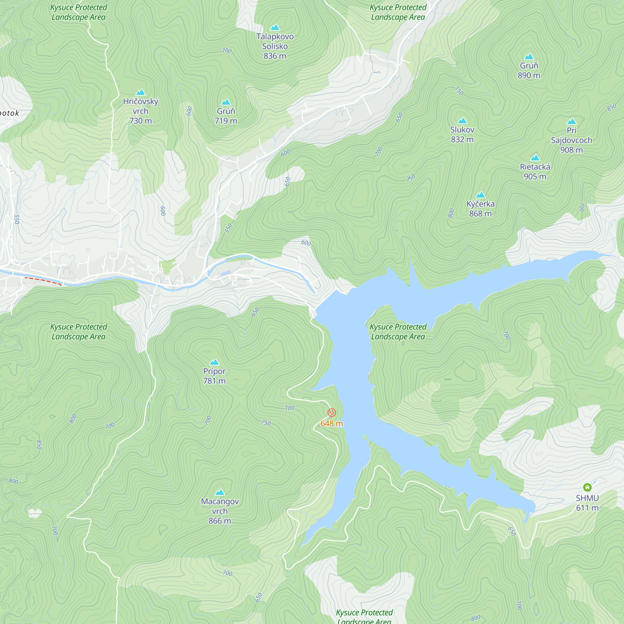 SBS map