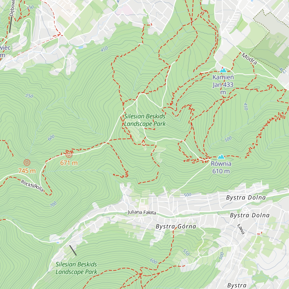 Schronisko Stefanka na Koziej Górze map