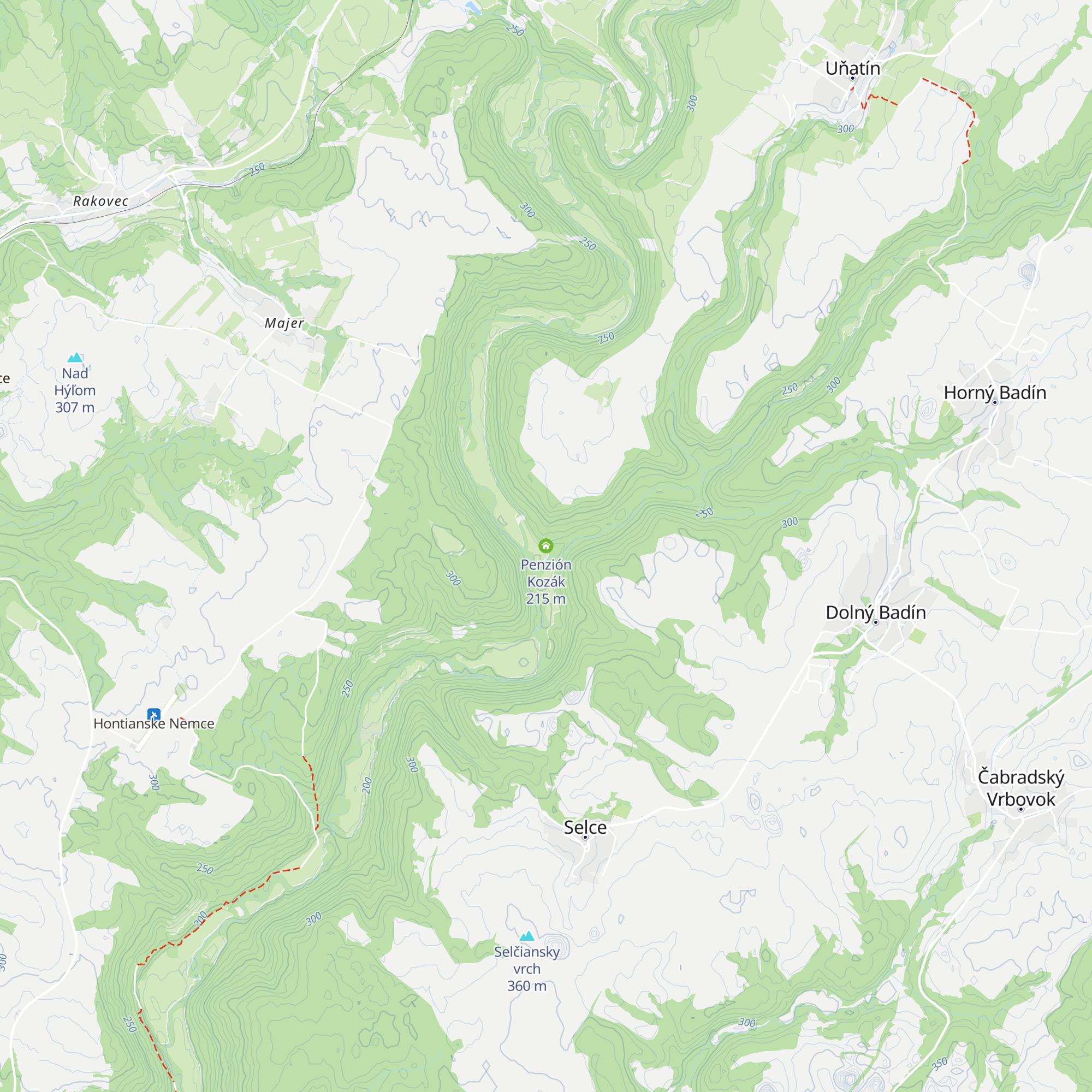 Penzión Kozák map