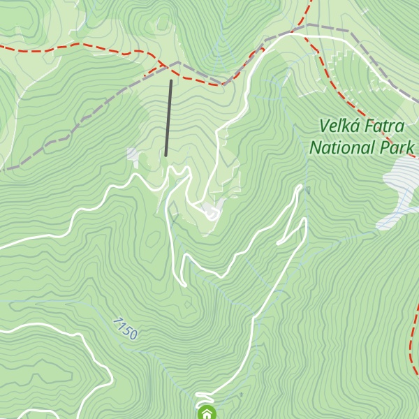 Map of Kráľova studňa