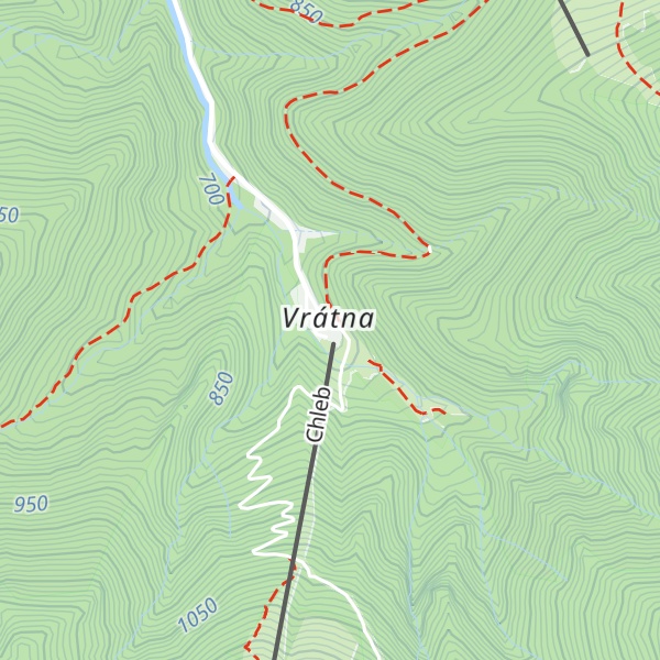 Map of Chata Vrátna