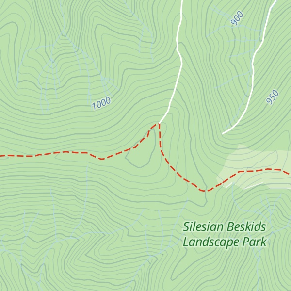 Map of Magurka Radziechowska