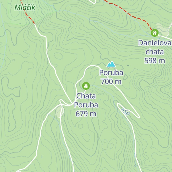 Map of Chata Poruba