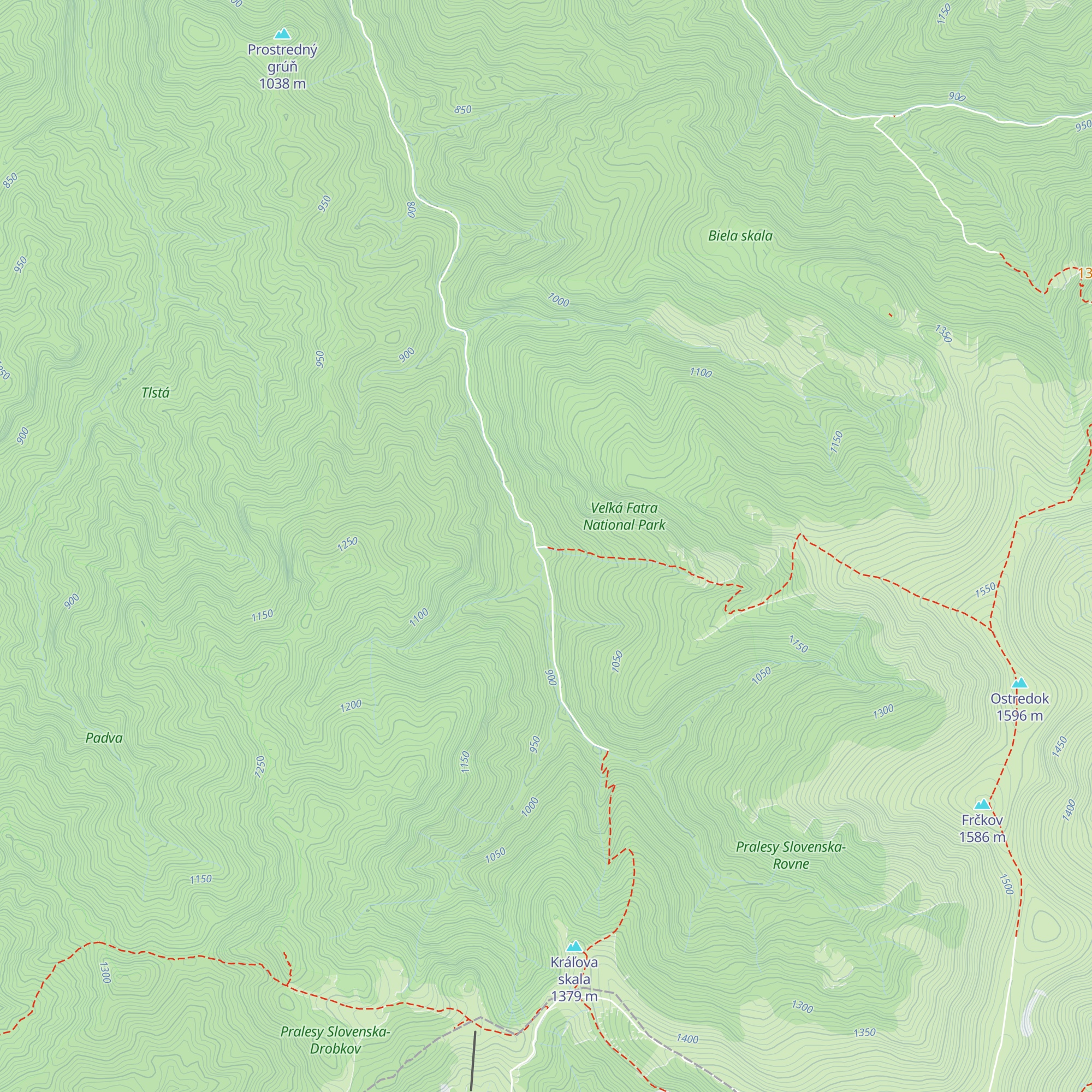 Chata Drobkov map