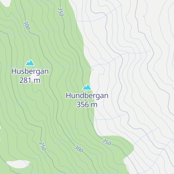 Map of Hundbergan