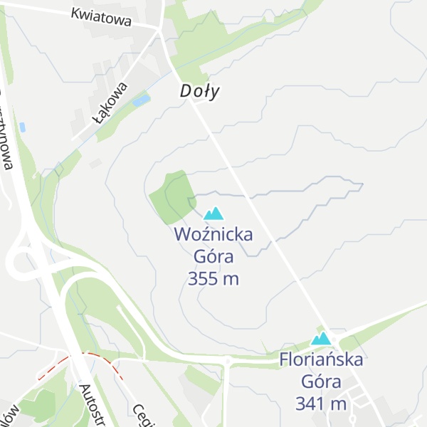 Map of Woźnicka Góra