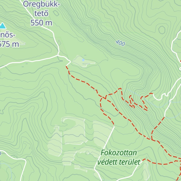 Map of Kis-Bükk-tető