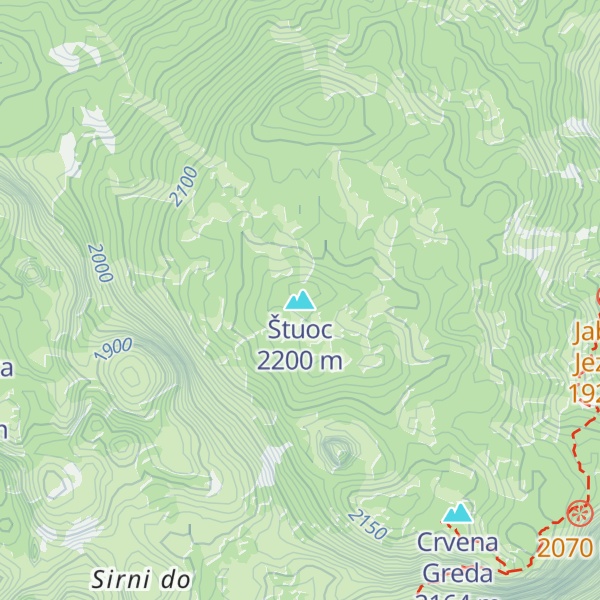 Map of Štuoc