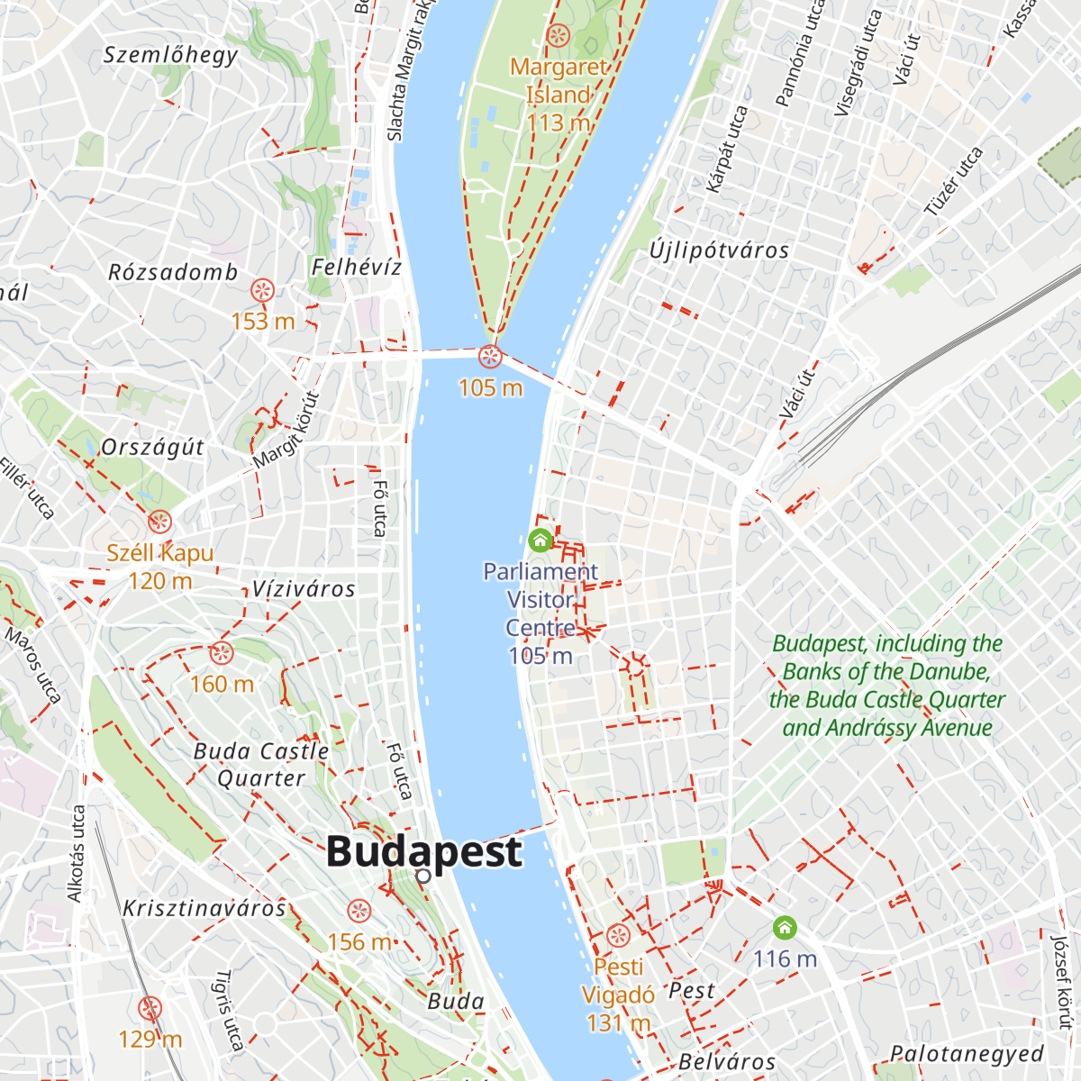 Parliament Visitor Centre map