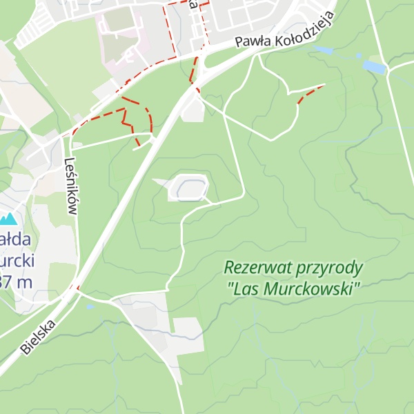 Map of Wzgórze Wandy