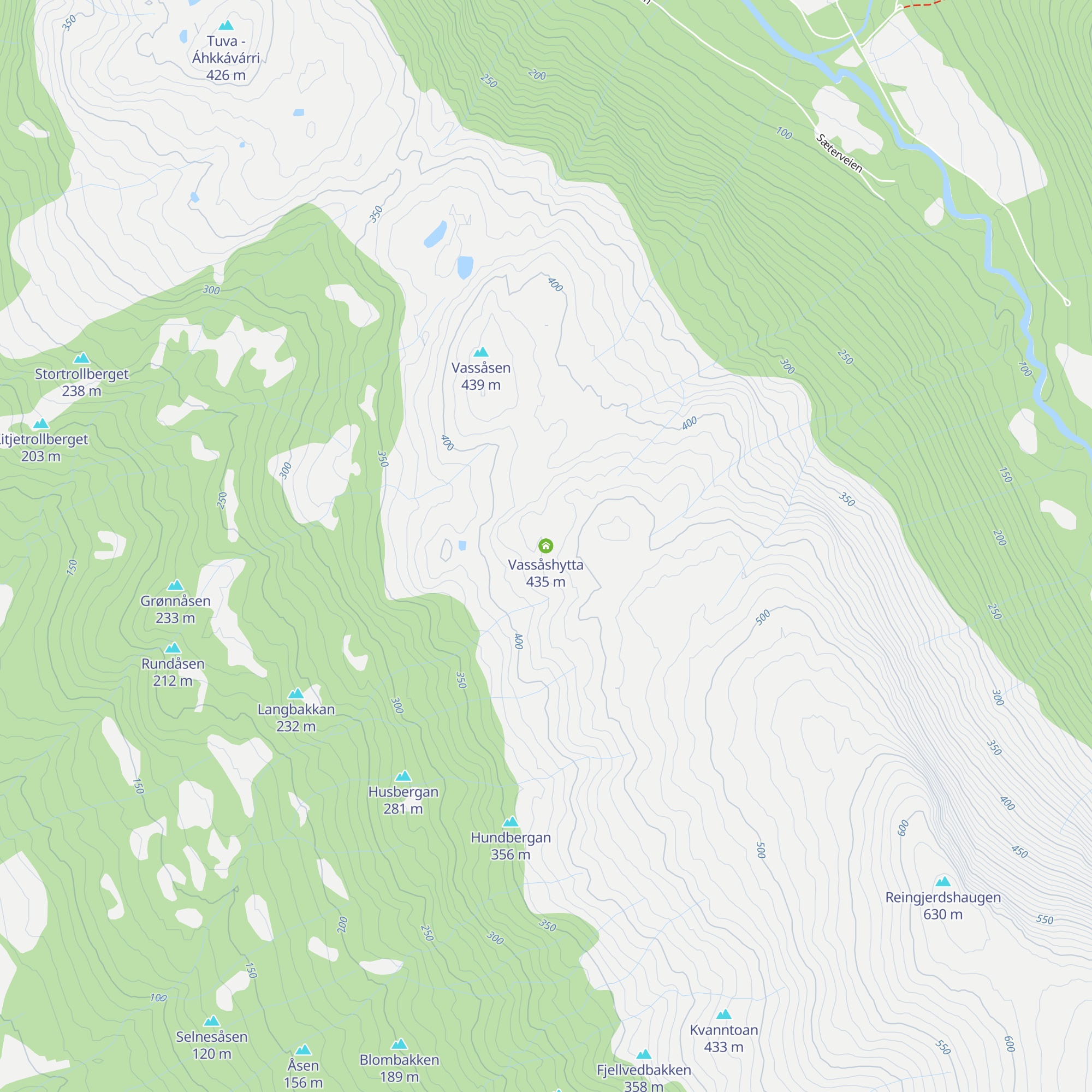 Vassåshytta map