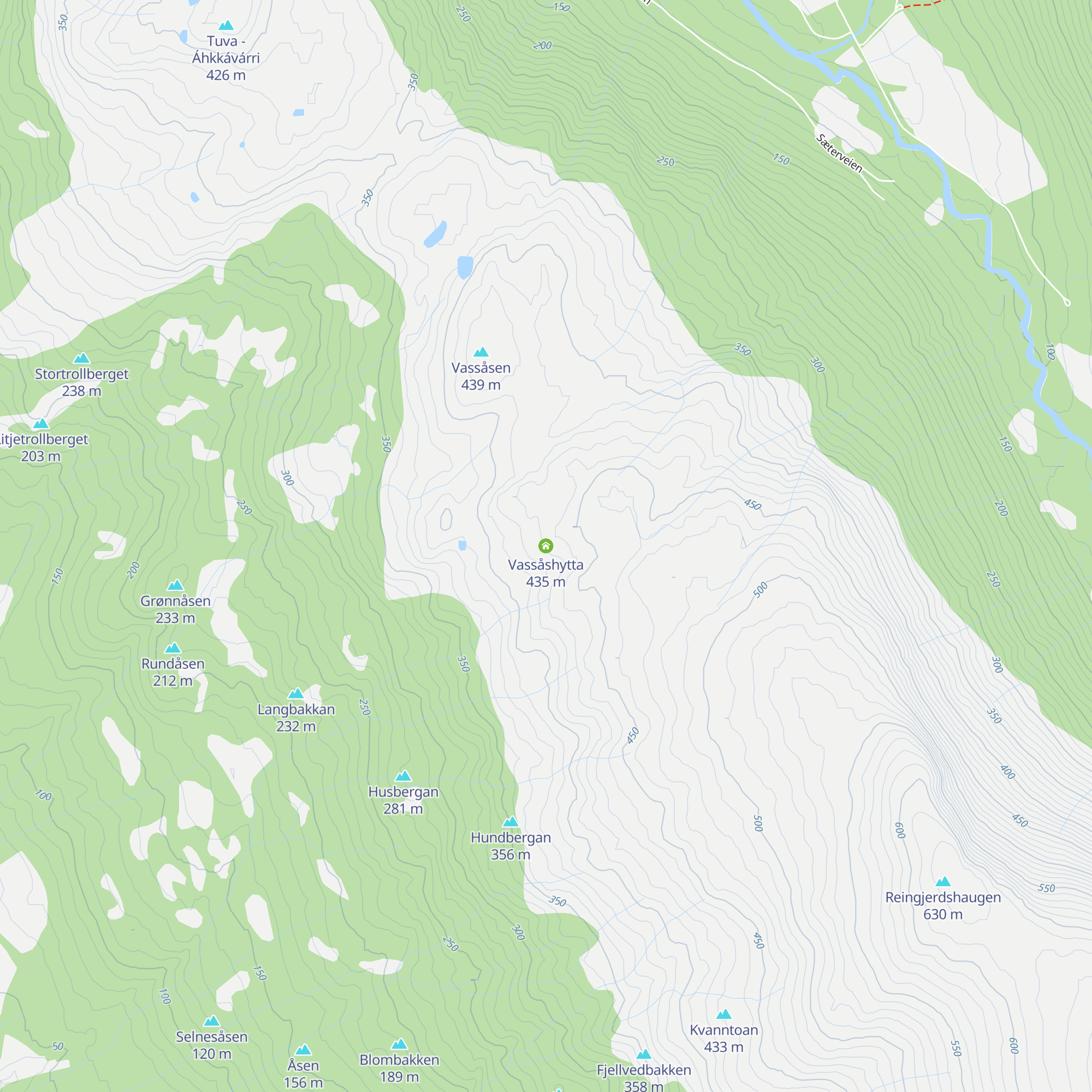 Vassåshytta map