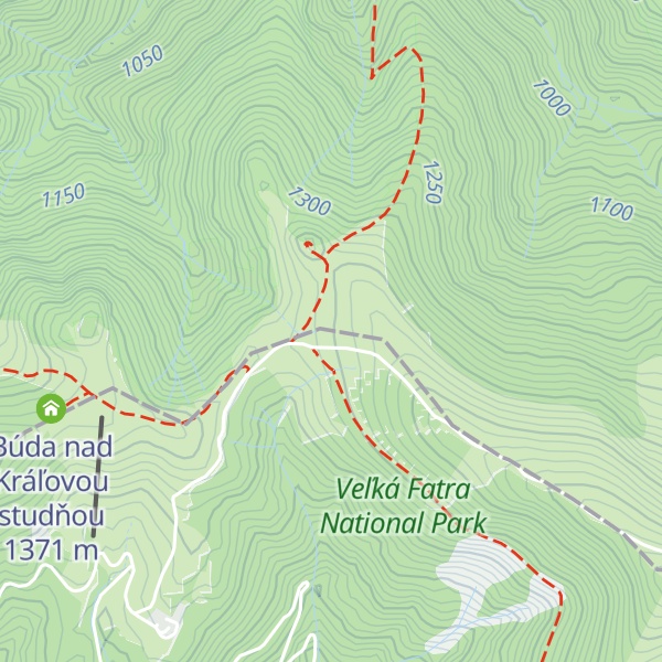 Map of Kráľova studňa