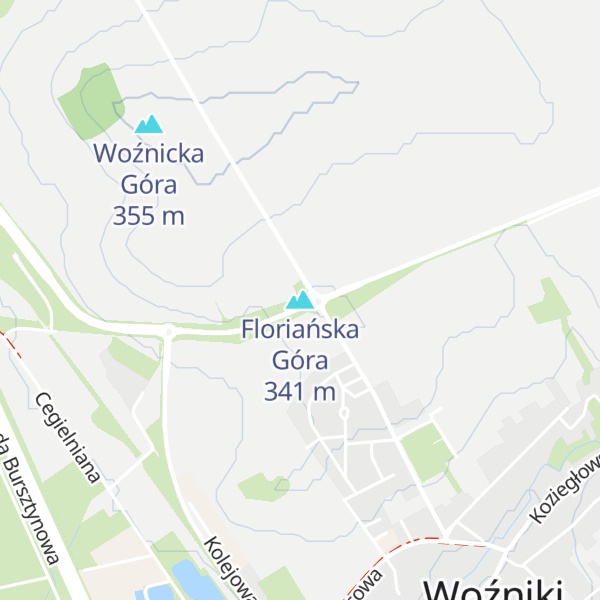 Map of Floriańska Góra