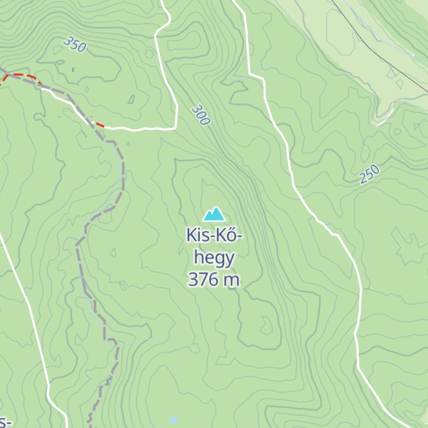 Map of Kis-Kő-hegy